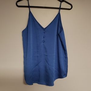 Silky blue cami